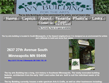 Tablet Screenshot of ivyartsbuilding.com